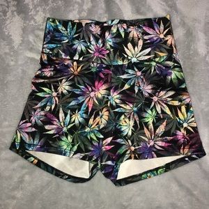 Little Black Diamond Weed Shorts